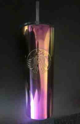 NEW Starbucks 2019 Iridescent Summer Tumbler Venti 24oz Oil Slick - Sold on eBay May, 9th 2019 for $39.99