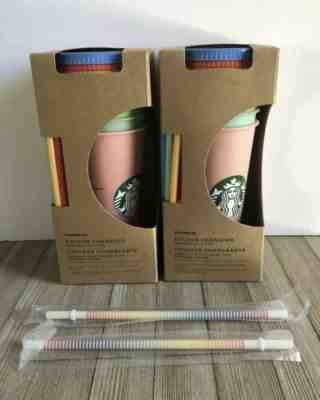 2 Pack Starbucks Color Change Cold Cups Rainbow Ltd Edition Summer 2019 Set of 5 - Sold on eBay May, 9th 2019 for $125.00