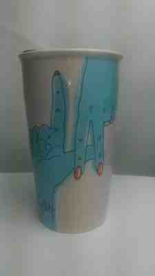 Starbucks Los Angeles Ceramic Double Wall Tumbler City Cup 12 oz - Sold on eBay May, 9th 2019 for $8.00