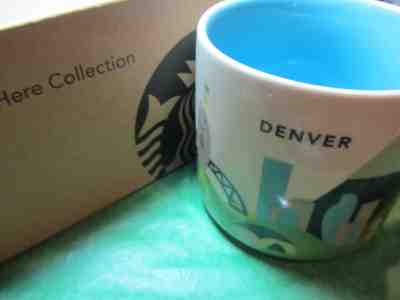 STARBUCKS COFFEE TEA MUG CUP DENVER COLORADO TRAVEL SOUVENIR  - Sold on eBay May, 9th 2019 for $19.95