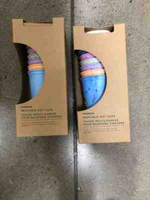 Starbucks Reusable Hot & Cold Cup Collection Pack Of 6 W/Lids 16 oz 2 Set - Sold on eBay May, 9th 2019 for $55.00