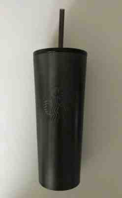 NEW 2019 STARBUCKS COLD CUP MATTE CHARCOAL STAINLESS STEEL TUMBLER 16 fl oz - Sold on eBay May, 9th 2019 for $24.95