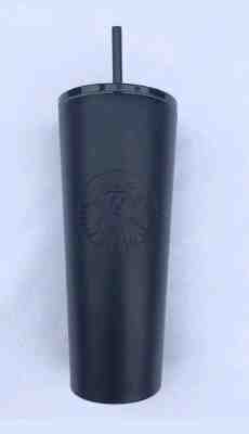 Starbucks 2018 Holiday Black Matte Stainless Steel 24 oz Cold Cup Tumbler - Sold on eBay May, 9th 2019 for $24.95