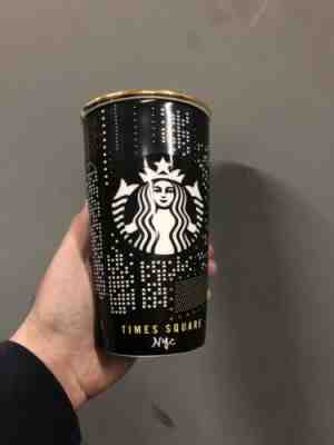New Starbucks Times Square NYC Ltd. Edition Traveler Tumbler Ceramic Mug - Sold on eBay May, 9th 2019 for $18.00