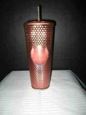 Starbucks Pink Spike jewel stud Tumbler 2019 24oz Limited release free ship - Sold on eBay May, 9th 2019 for $30.00