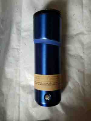 NWT Starbucks Metallic Blue Rubber Grip Vacuum Insulated Tumbler Flip Lid 16 oz  - Sold on eBay May, 9th 2019 for $26.00