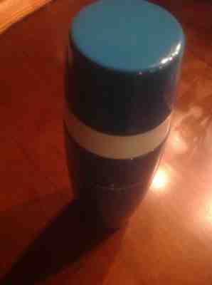 Starbucks Coffee 16 oz / 0.47 L Teal Blue Push Button Thermos - Sold on eBay May, 9th 2019 for $18.00