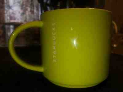 STARBUCKS LIME GREEN COFFEE MUG CUP 2012 14OZ. - Sold on eBay May, 9th 2019 for $12.00
