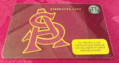 Starbucks Arizona State AS gift card, MINT - Sold on eBay May, 9th 2019 for $11.00