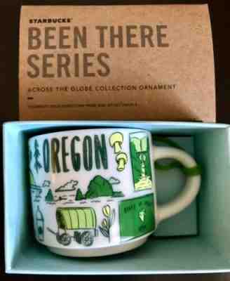 Starbucks 2oz Demitasse OREGON BEEN THERE Espresso cup Ornament Mini mug NIB - Sold on eBay May, 9th 2019 for $16.95