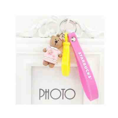 Starbucks coffee Bearista Keyring Strap Pendant Key ring Chain_#13 Mini flower - Sold on eBay May, 9th 2019 for $9.90