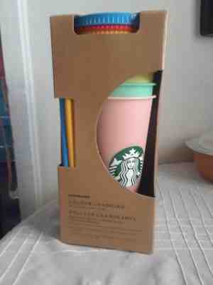 Starbucks Color Changing Reusable Cold Cup Set RARE - Sold on eBay May, 9th 2019 for $58.00