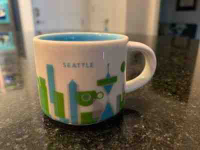 SEATTLE Starbucks Espresso Mini Cup Mug 2 oz. YAH You Are Here Series Ornament - Sold on eBay May, 9th 2019 for $6.99