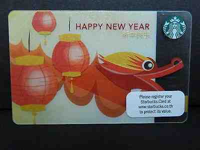 Starbucks Thailand 2012 Year of Dragon gift card  - Sold on eBay May, 9th 2019 for $9.99