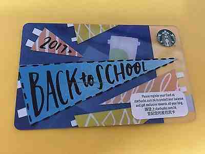 Starbucks Hong Kong 2017 Back to School gift card - Sold on eBay May, 9th 2019 for $8.99