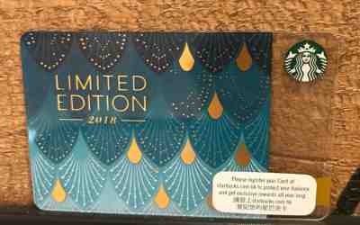 Starbucks Hong Kong 2018 Mermaid gift card limited edition - Sold on eBay May, 9th 2019 for $9.99