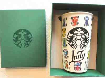 New In Box 2016 Starbucks Indy 500 Car Indianapolis Travel Cup  - Sold on eBay May, 9th 2019 for $99.99