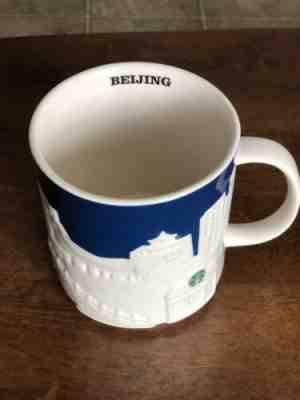 Starbucks Relief Mug Cup Blue China Beijing - Sold on eBay May, 9th 2019 for $25.00