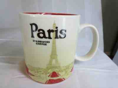 2011 STARBUCKS PARIS France City Collectors Series 16 oz Coffee Mug Cup - Sold on eBay May, 9th 2019 for $19.99