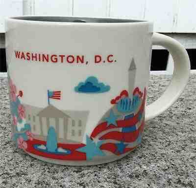 STARBUCKS YOU ARE HERE COLLECTION "WASHINGTON D.C." COFFEE MUG/CUP 14 oz - Sold on eBay May, 9th 2019 for $14.99