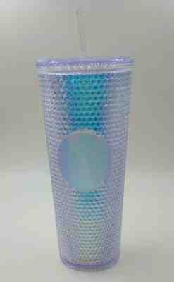 Starbucks 2018 Iridescent Rainbow Studded Traveler Tumbler Cup Mug 24 OZ New - Sold on eBay May, 9th 2019 for $59.99