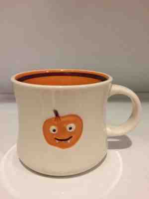 2006 Starbucks Halloween Jack-O-Lantern Green Monster Pedestal Mug HTF - Sold on eBay May, 9th 2019 for $18.99