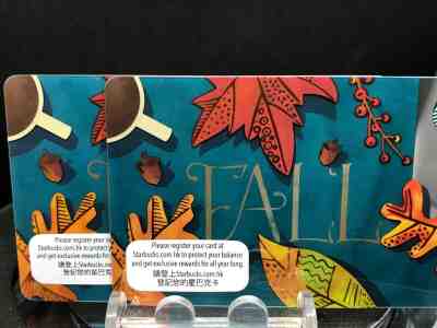 Starbucks Card Hong Kong (Fall) set of 2 pin intact - Sold on eBay May, 9th 2019 for $4.25