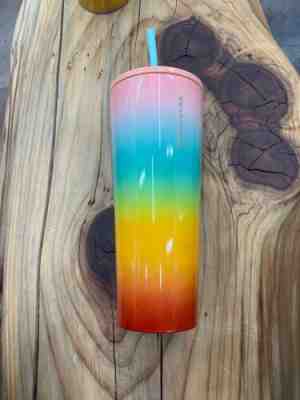 New Starbucks Tumbler Summer Collection 2019 Venti 24oz SS Pastel Rainbow  - Sold on eBay May, 9th 2019 for $35.99