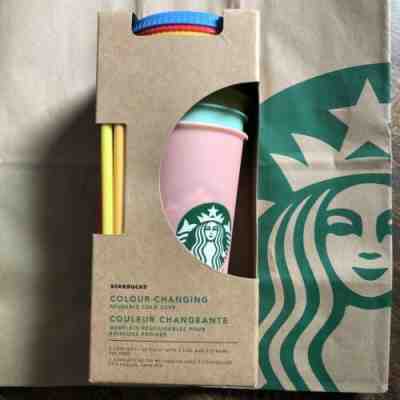 Starbucks Color Changing Venti Cold Cups 5 Pack NWT Sold Out Rare Free Gift - Sold on eBay May, 9th 2019 for $64.00