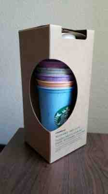 Set of 6 - Starbucks Reusable Hot Cups (16oz) - NOT Color Changing - Sold on eBay May, 8th 2019 for $24.00