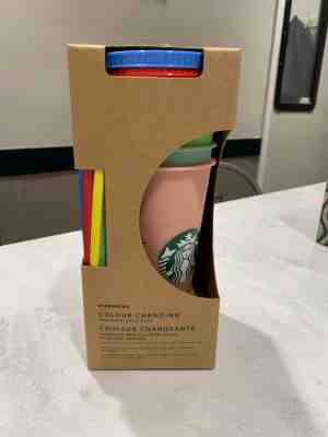 NEW Starbucks 2019 Color-Changing ReUsable Cups Set of 5 LIMITED! - Sold on eBay May, 8th 2019 for $65.00