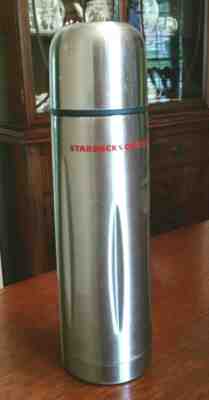 2006 STARBUCKS COFFEE BULLET THERMOS 14OZ  STAINLESS STEEL  - Sold on eBay May, 8th 2019 for $4.95