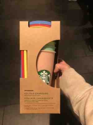 Starbucks Color CHAINGING Cups - Sold on eBay May, 8th 2019 for $53.00