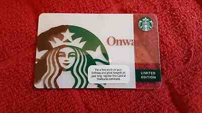 STARBUCKS Very Limited & RARE 2010 ONWARD Gift Card MINT FREE SHIPPING - Sold on eBay May, 8th 2019 for $11.40