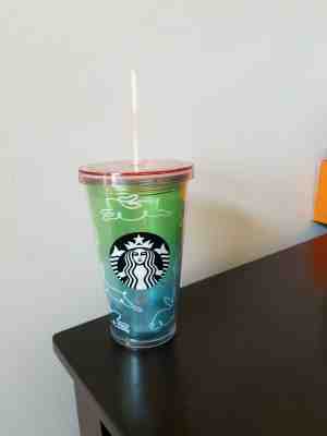  2019 Starbucks Rainbow Bunny 16 Oz Cold Iced Cup Tumbler with Straw New  - Sold on eBay May, 8th 2019 for $19.99
