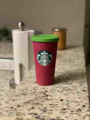 Starbucks Pink Stainless Steel 16oz Tumbler Cold Cup Grande-Never Used - Sold on eBay May, 8th 2019 for $10.00