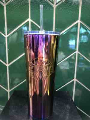 Starbucks Summer 2019 Rainbow Iredecent Metalic Tumblr Cup - Sold on eBay May, 8th 2019 for $30.00