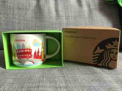 STARBUCKS City Mug Collection YOU ARE HERE FAMOUS SIGHSEEING - LONDON NEW - Sold on eBay May, 8th 2019 for $25.99
