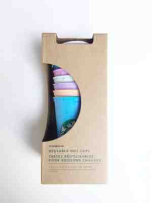 Starbucks Reuseable Cold / Hot Non Color Changing Cups 6 Pack Limited Edition - Sold on eBay May, 8th 2019 for $37.99