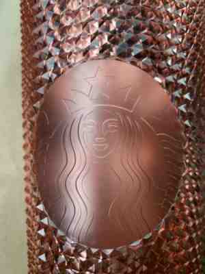 Starbucks Rose Gold Pink Radiant Iridescent Sparkling Jeweled 24oz Tumbler NEW! - Sold on eBay May, 8th 2019 for $22.60