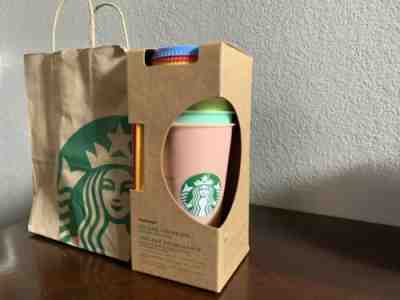 Starbucks Color Changing Reusable Cold Cup Collection Pack of 5 Lids Straws 24oz - Sold on eBay May, 12th 2019 for $65.00