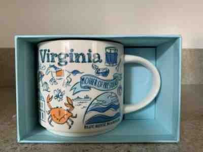 NEW STARBUCKS CITY MUG VIRGINIA "BEEN THERE" SERIES 14oz MUG - Sold on eBay May, 12th 2019 for $13.00