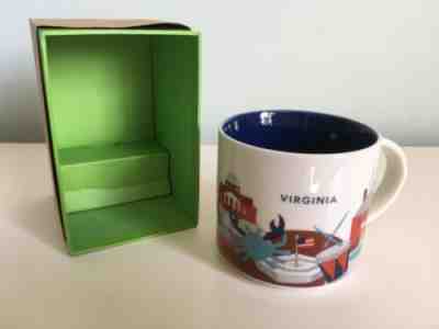 Starbucks Virginia you Are Here Coffee Mug Cup 14 Oz Collection 2015 - Sold on eBay May, 12th 2019 for $11.50