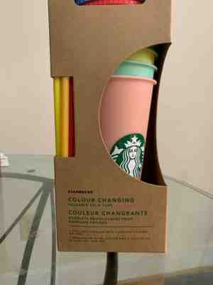 RARE Starbucks Venti color changing cold cup set (5) - Sold on eBay May, 12th 2019 for $70.00