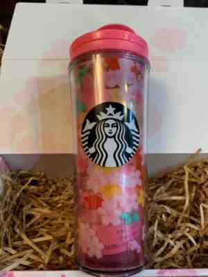 Starbucks JAPAN Tumbler Bottle Sakura Cherry blossom PINK 2019 355ml Flower - Sold on eBay May, 12th 2019 for $39.00