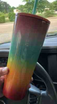 NEW Starbucks Tumbler Summer Collection 2019 Venti 24oz Pastel Rainbow - Sold on eBay May, 12th 2019 for $39.95
