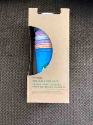 Starbucks Marble Reusable Hot Cups 6 Variety Colors Drink Cup New - Sold on eBay May, 12th 2019 for $19.99