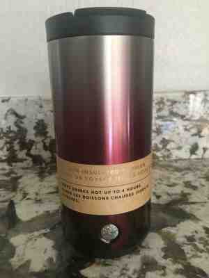 Starbucks Gradient Purple To Silver Stainless Steel Tumbler 12 Oz  - Sold on eBay May, 12th 2019 for $24.99