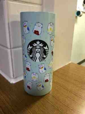 Starbucks Lucky Cat Japan Mint Green Tumbler New Without Lid - Sold on eBay May, 12th 2019 for $29.00