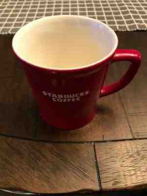 Starbucks 2009 Large Red Coffee Tea 17 oz Mug New Bone China - Sold on eBay May, 12th 2019 for $10.95